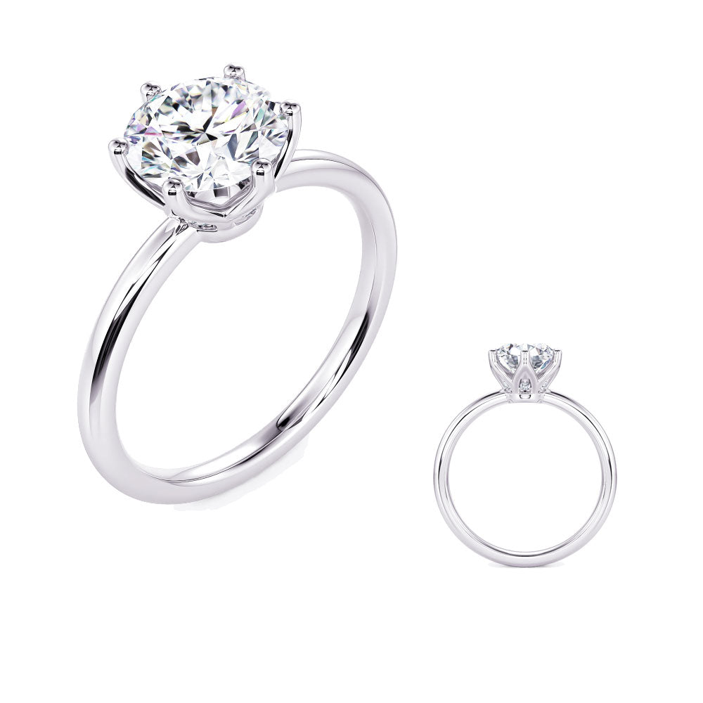 White Gold Engagement Ring