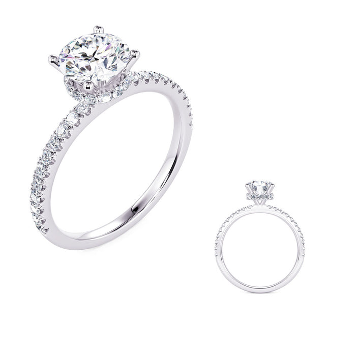 White Gold Engagement Ring