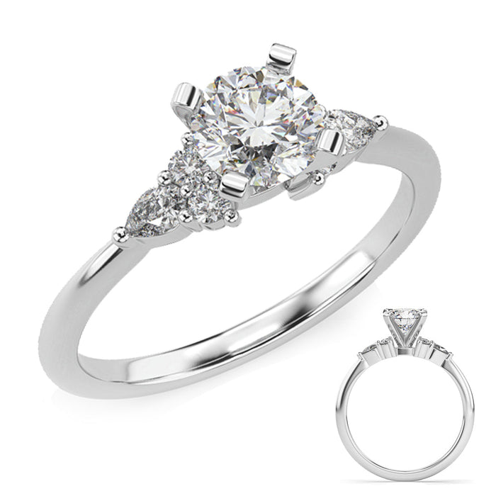 White Gold Engagement Ring