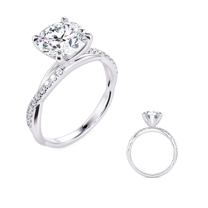 White Gold Engagement Ring