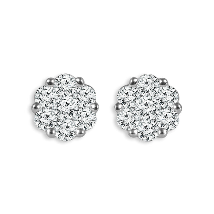 Diamond Fashion Earrings 0.25 ct tw 14k White Gold-ER1050TPKW