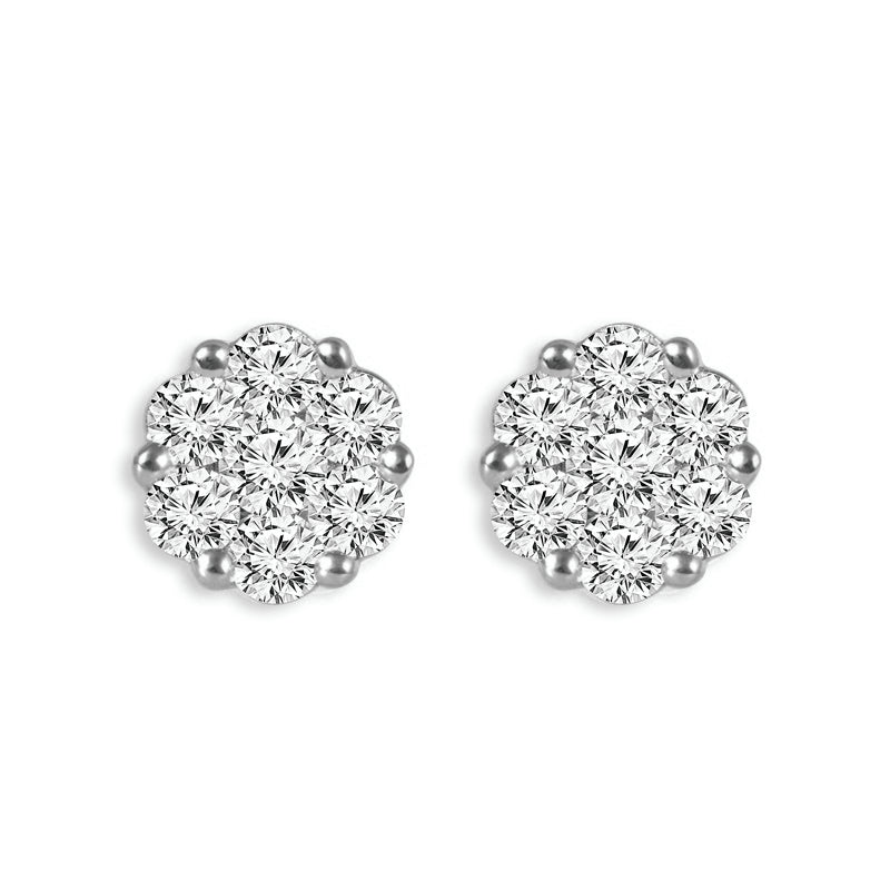 Diamond Fashion Earrings 0.50 ct tw 14k White Gold-ER1052TPKW