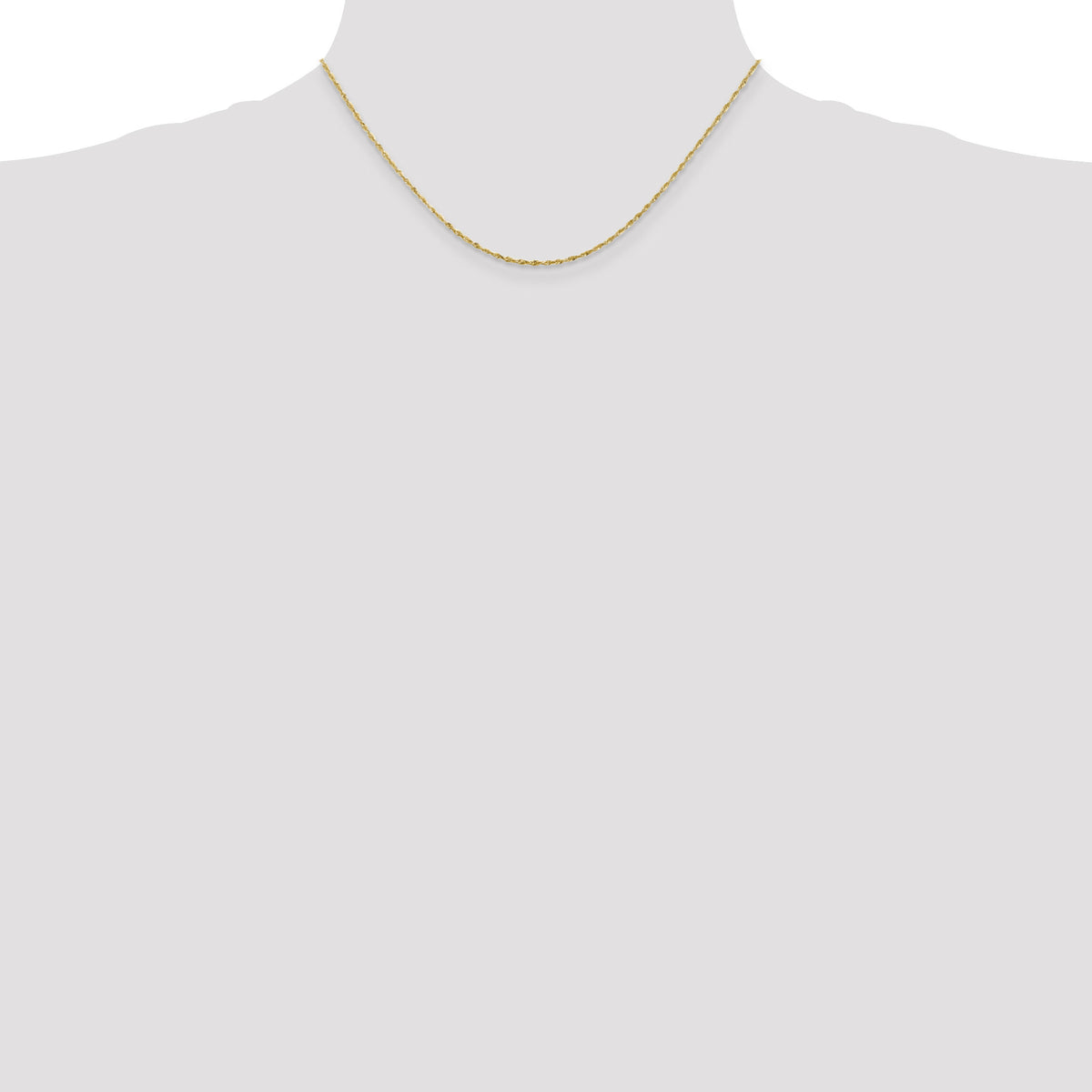 14k 1.5mm Ultra D/C Rope Chain-EXL012-16