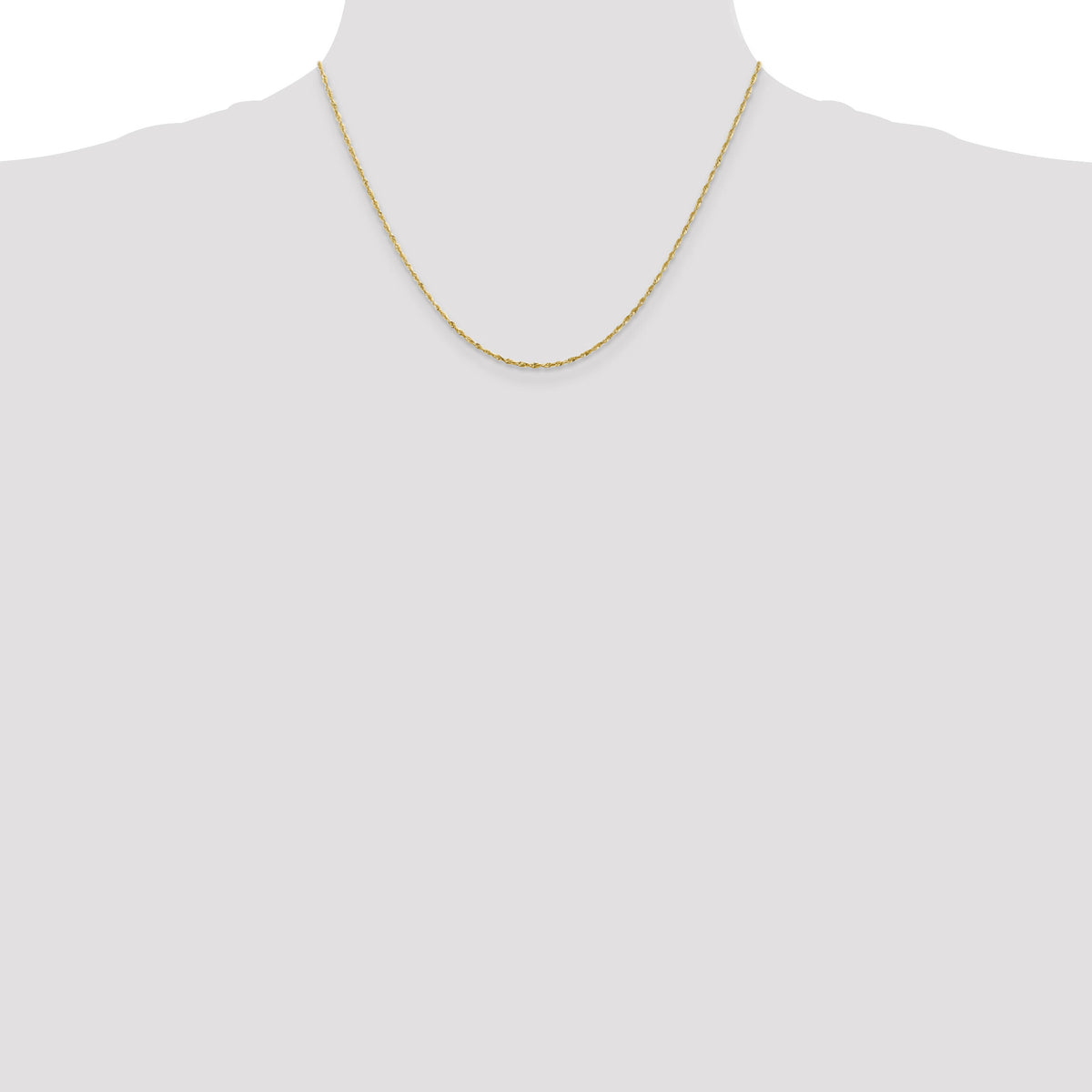 14k 1.5mm Ultra D/C Rope Chain-EXL012-18