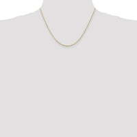 14k 1.5mm Ultra D/C Rope Chain-EXL012-18