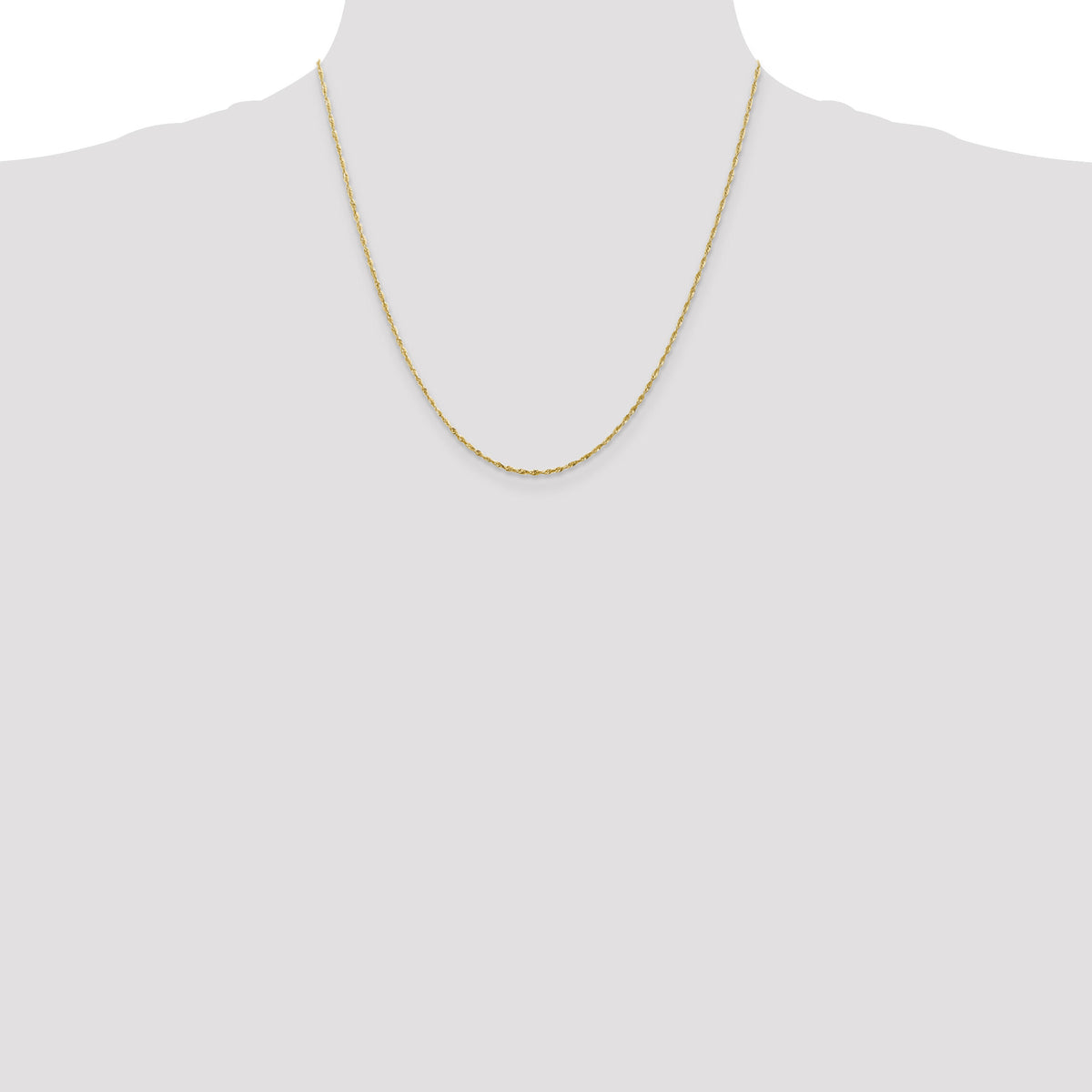 14k 1.5mm Ultra Diamond Cut Rope Chain-EXL012-20