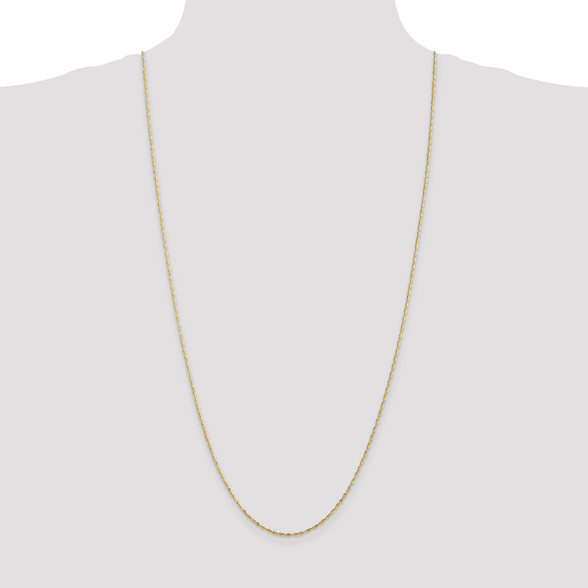 14k 1.5mm Ultra D/C Rope Chain-EXL012-30