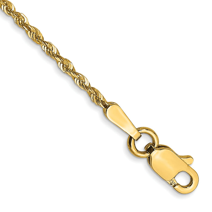 14k 1.5mm Ultra D/C Rope Chain-EXL012-7