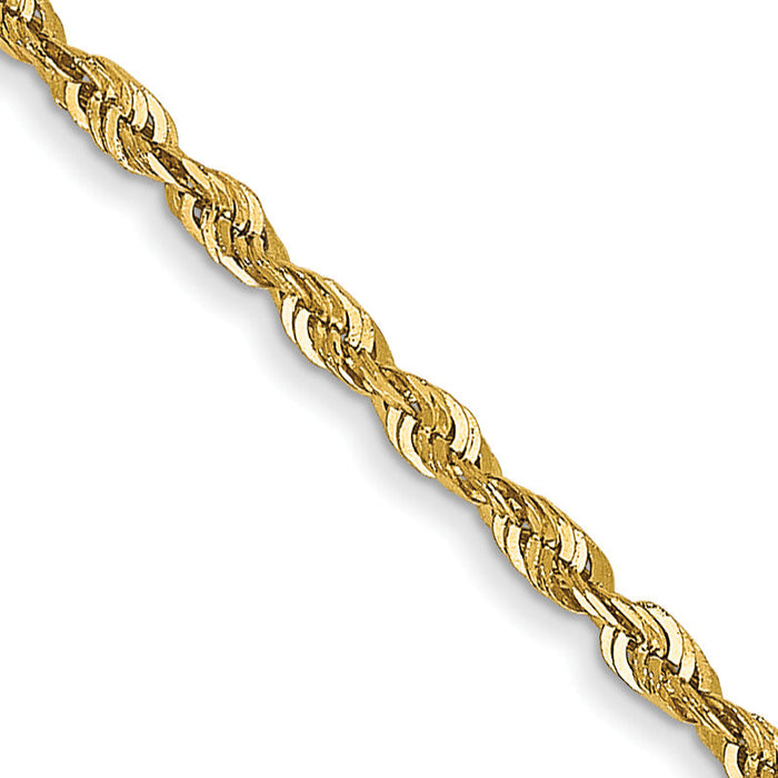 14k 1.5mm Ultra Diamond Cut Rope Chain-EXL012-20