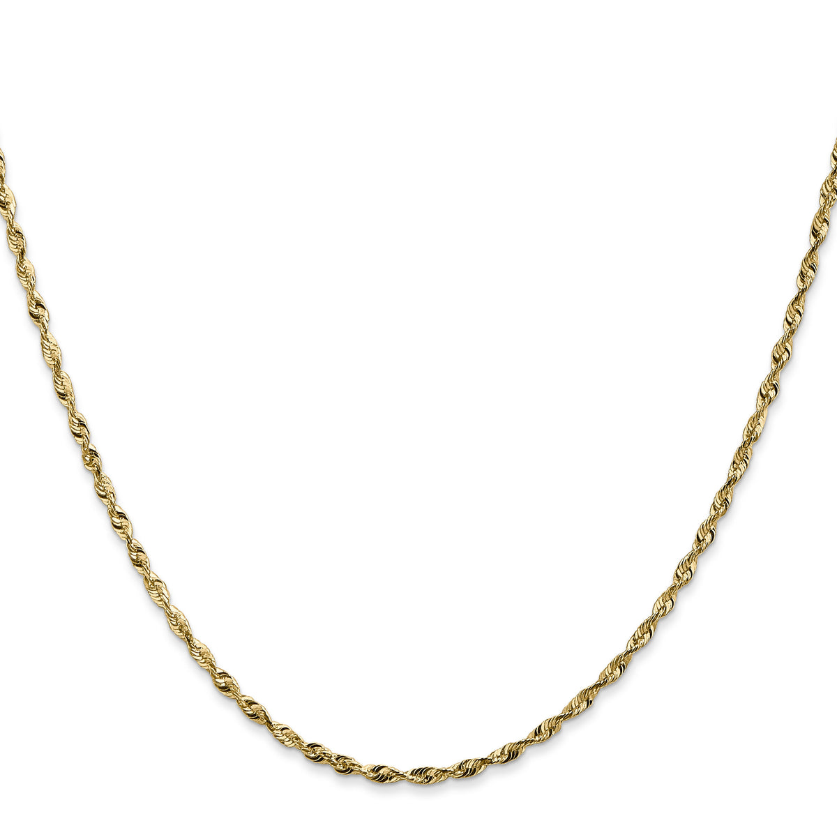 14k 1.8mm Ultra D/C Rope Chain-EXL014-22