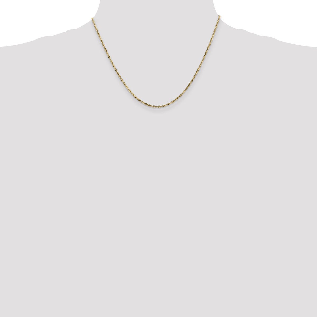 14k 1.8mm Ultra D/C Rope Chain-EXL014-18