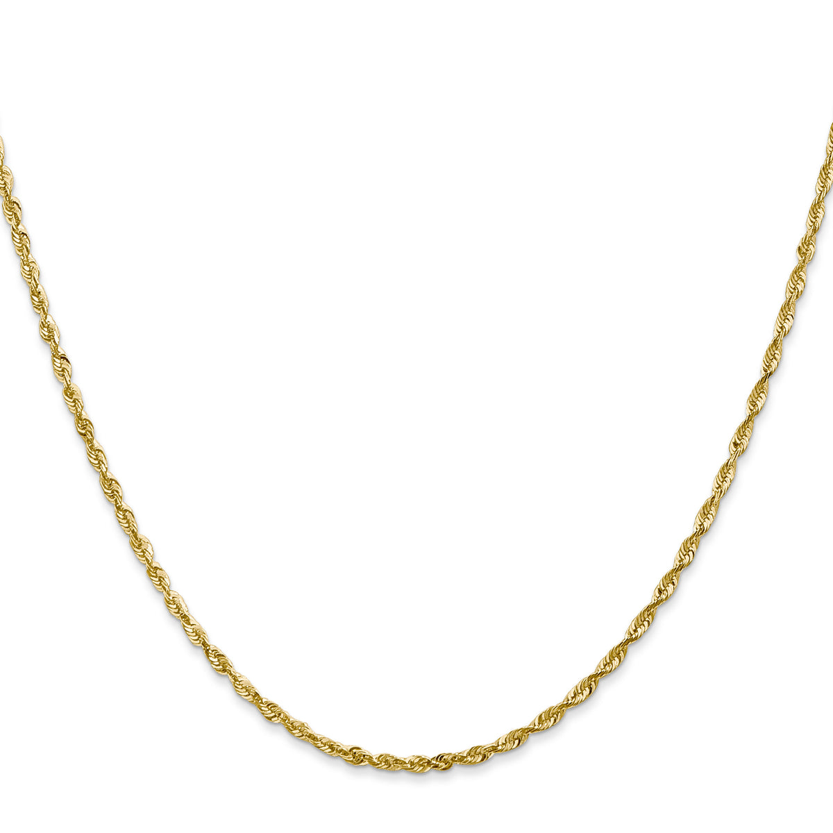 14k 2.0mm Ultra D/C Rope Chain-EXL016-16