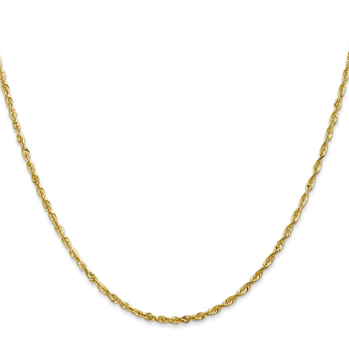 14k 2.0mm Ultra D/C Rope Chain-EXL016-16