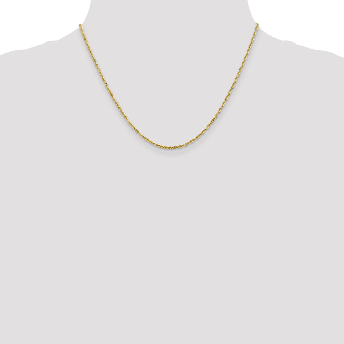 14k 2.0mm Ultra D/C Rope Chain-EXL016-18