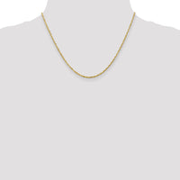 14k 2.0mm Ultra D/C Rope Chain-EXL016-18