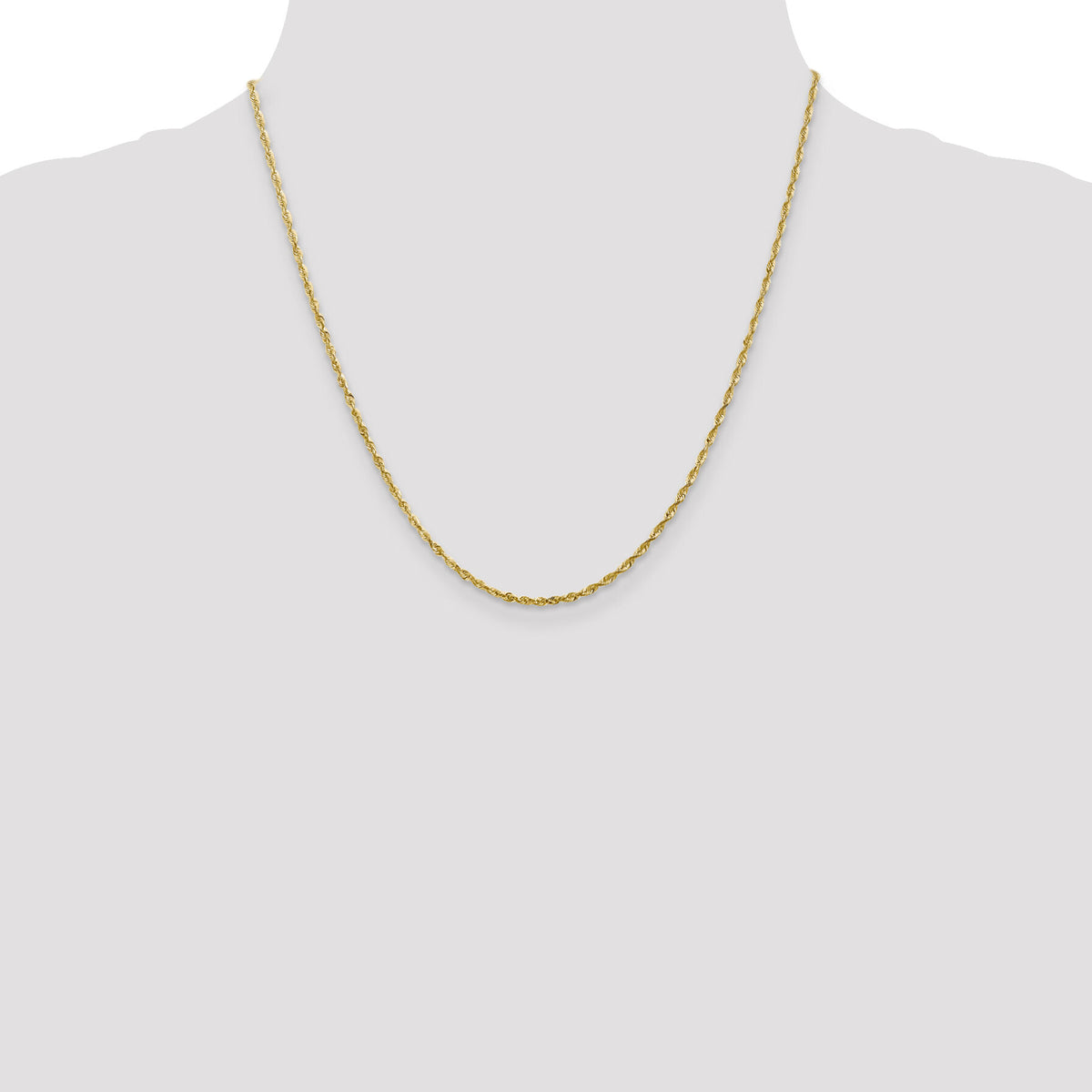 14k 2.0mm Ultra D/C Rope Chain-EXL016-20