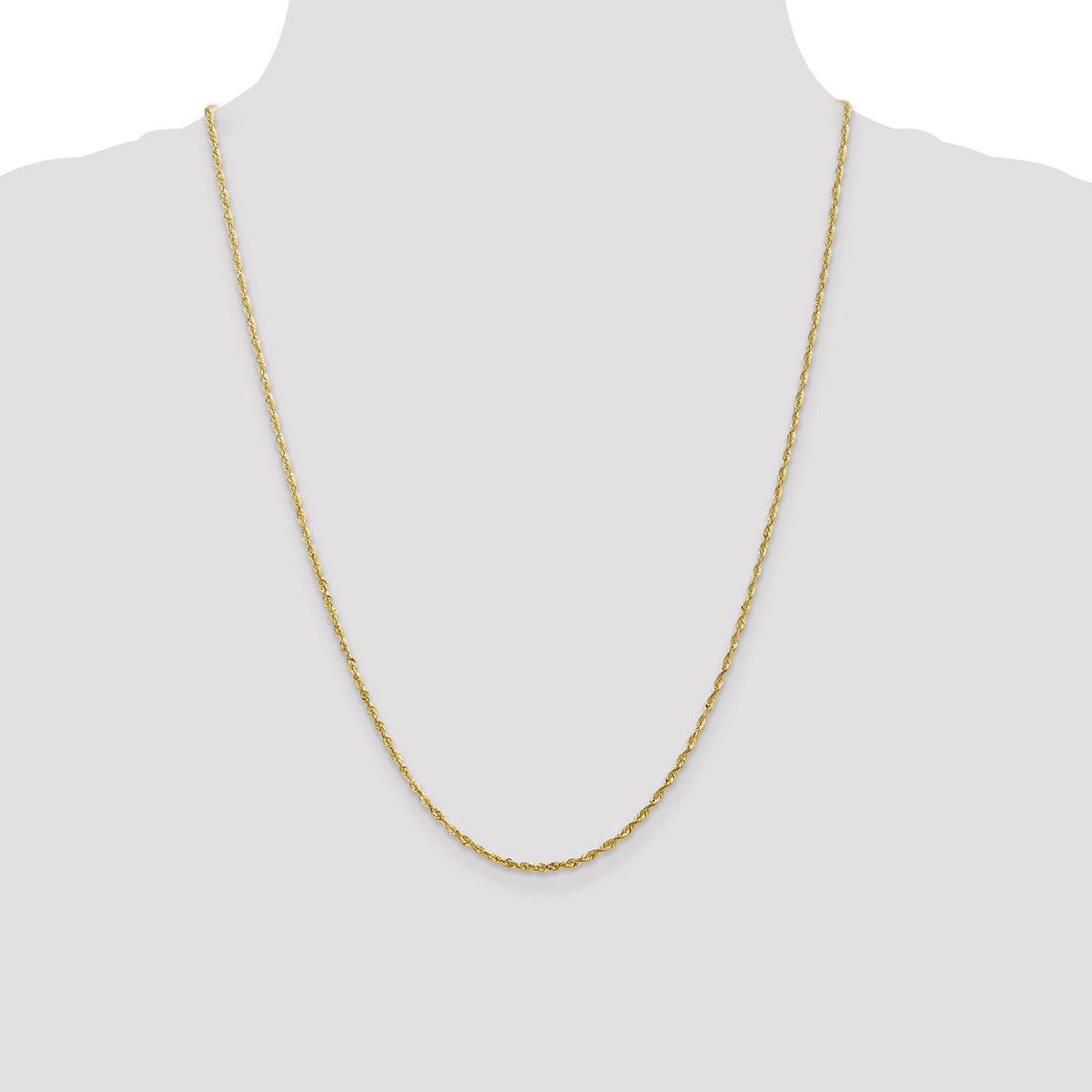 14k 2.0mm Ultra D/C Rope Chain-EXL016-24