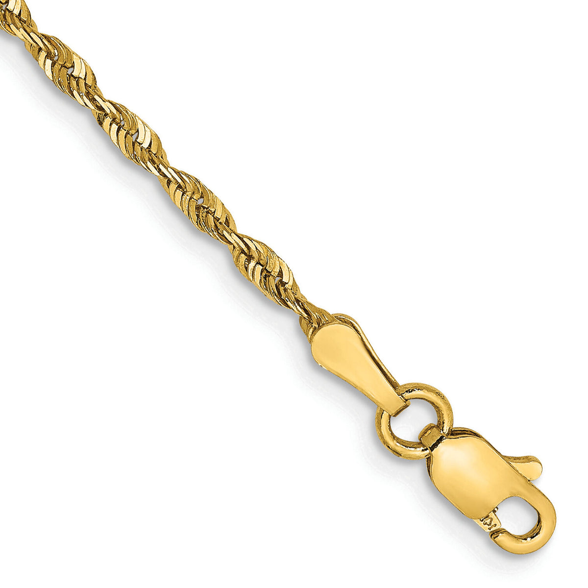 14k 2.0mm Ultra D/C Rope Chain-EXL016-7
