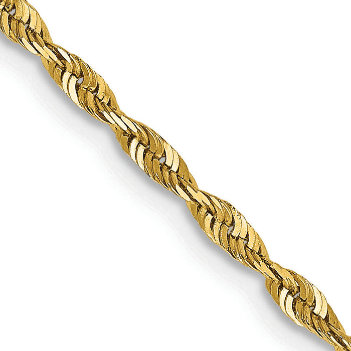 14k 2.0mm Ultra D/C Rope Chain-EXL016-20