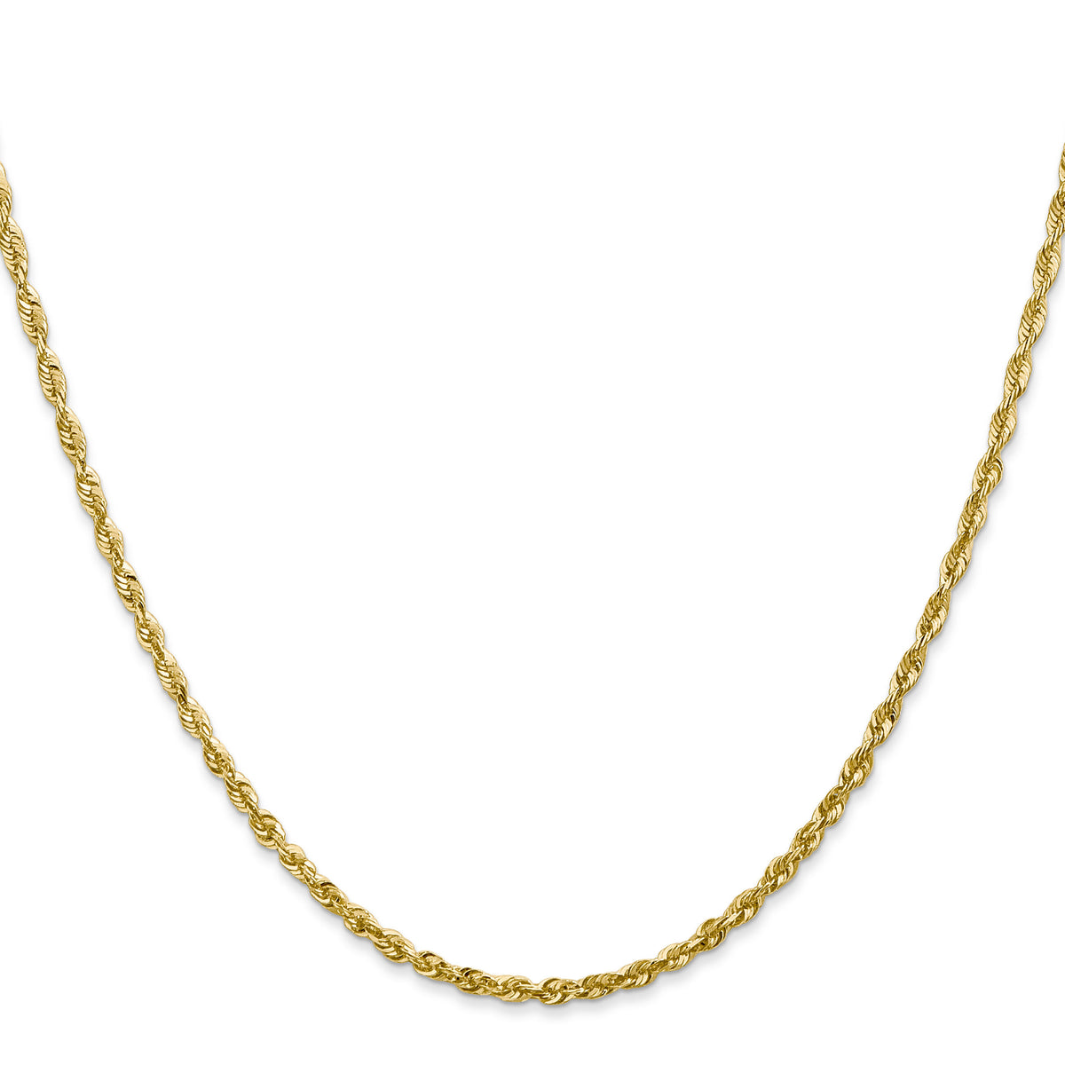 14k 2.25mm Ultra D/C Rope Chain-EXL018-18