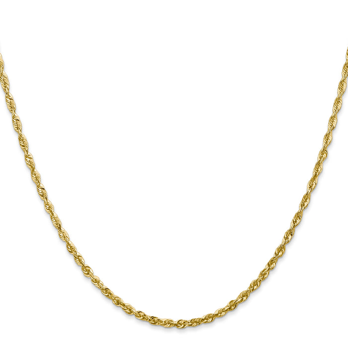 14k 2.25mm Ultra D/C Rope Chain-EXL018-24
