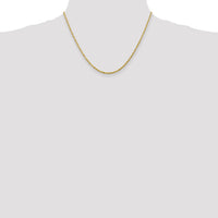 14k 2.25mm Ultra D/C Rope Chain-EXL018-18