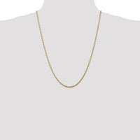 14k 2.25mm Ultra D/C Rope Chain-EXL018-24