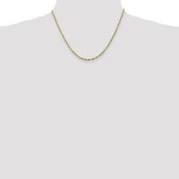 14k 2.5mm Ultra D/C Rope Chain-EXL021-18
