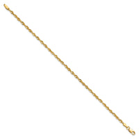 14k 2.5mm Ultra D/C Rope Chain-EXL021-8