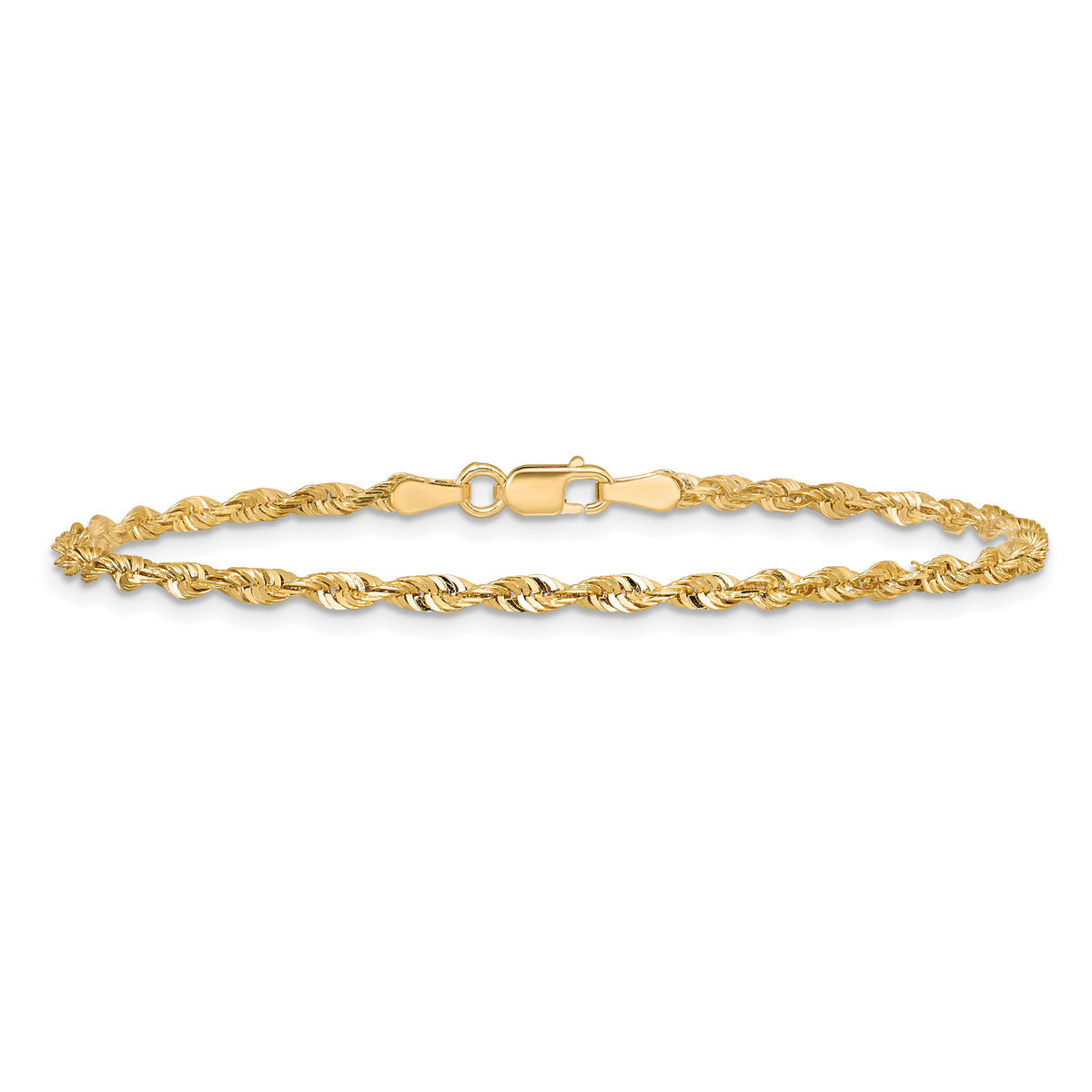 14k 2.5mm Ultra D/C Rope Chain-EXL021-7