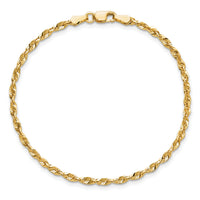 14k 2.5mm Ultra D/C Rope Chain-EXL021-7