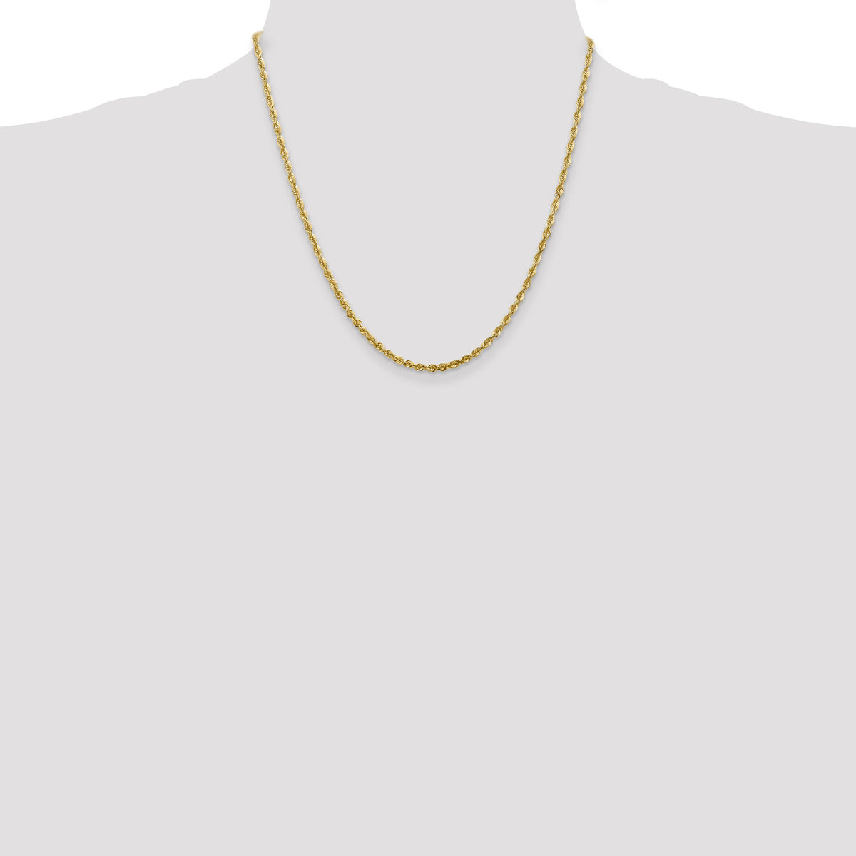 14k 2.75 mm Ultra D/C Rope Chain-EXL023-20