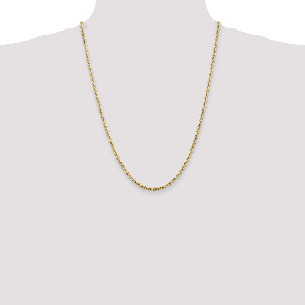 14k 2.75mm Ultra D/C Rope Chain-EXL023-24
