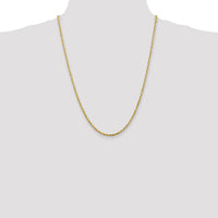 14k 2.75mm Ultra D/C Rope Chain-EXL023-24