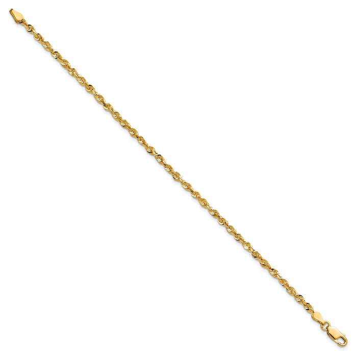 14k 2.75mm Ultra D/C Rope Chain-EXL023-8