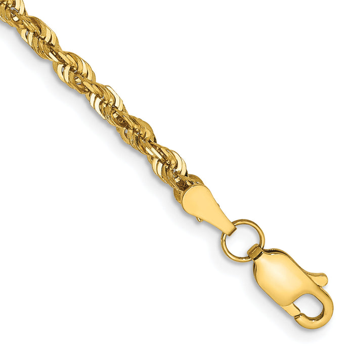 14k 2.75mm Ultra D/C Rope Chain-EXL023-7