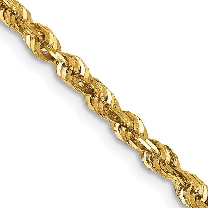 14k 2.75mm Ultra D/C Rope Chain-EXL023-24