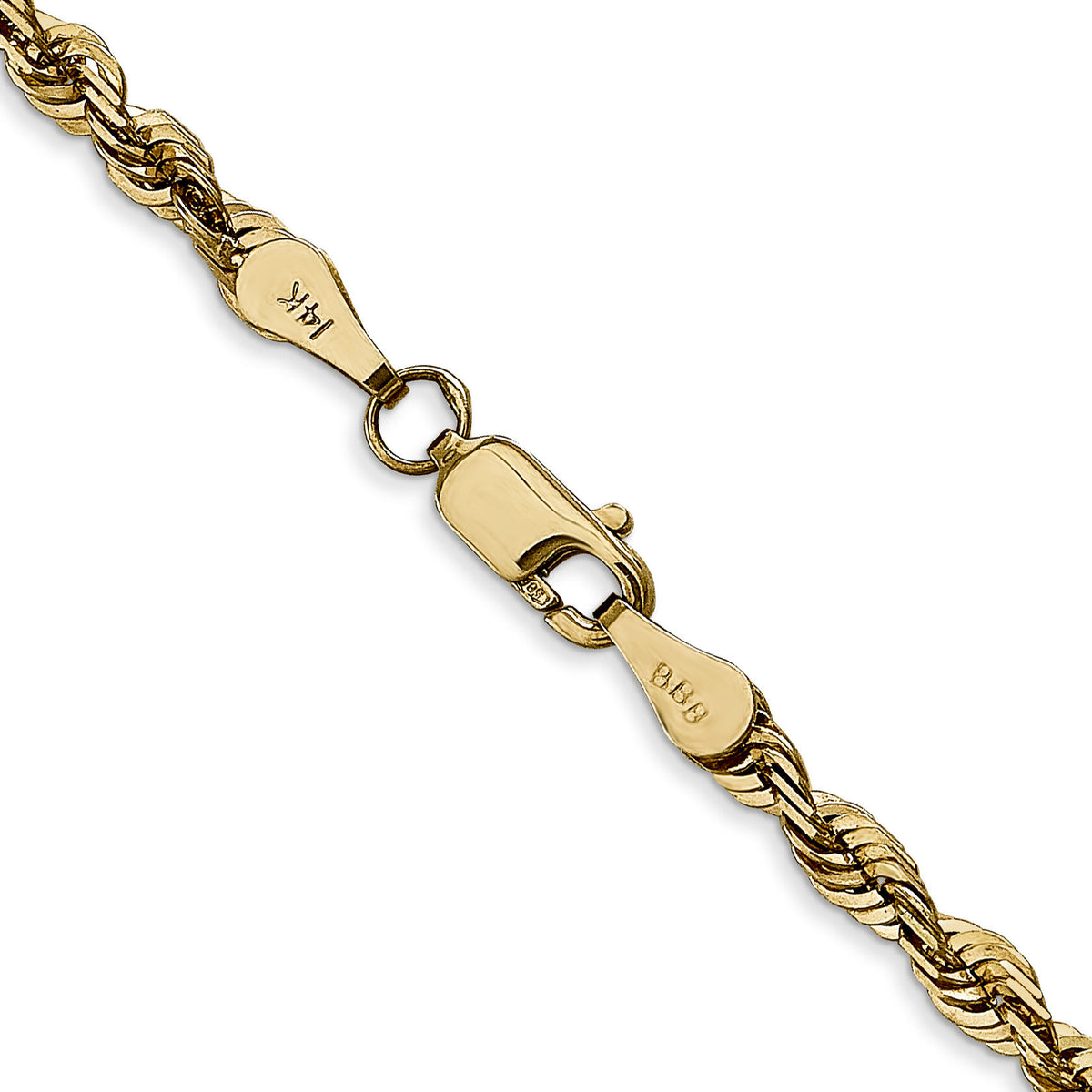 14k 4mm Ultra D/C Rope Chain-EXL030-20