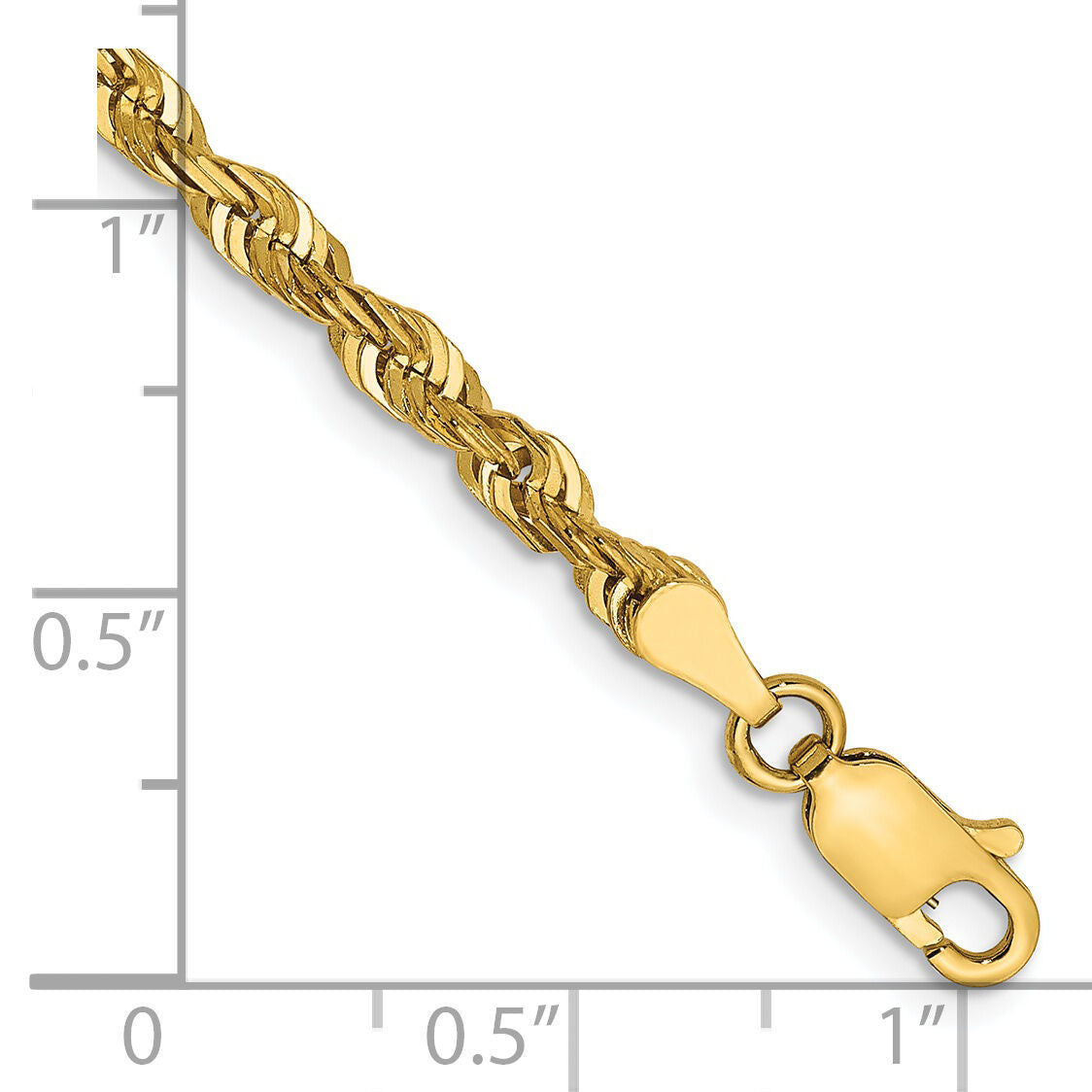 14k 4mm Ultra D/C Rope Chain-EXL030-7