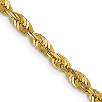 14k 4mm Ultra D/C Rope Chain-EXL030-24