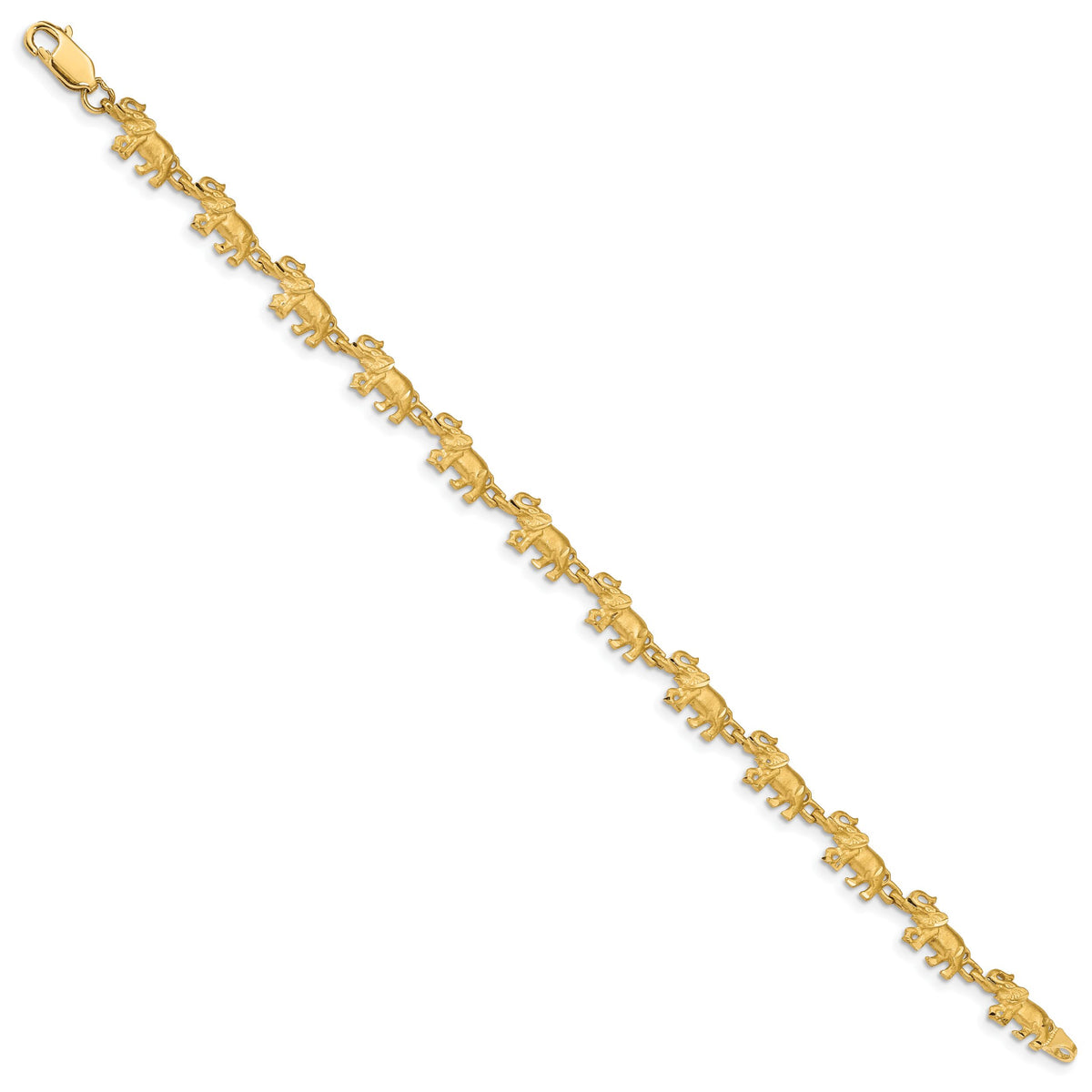 14K Elephant Bracelet-FB1225-7