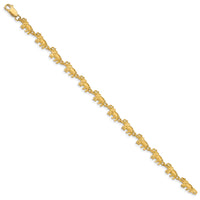14K Elephant Bracelet-FB1225-7