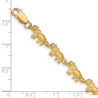 14K Elephant Bracelet-FB1225-7