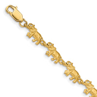 14K Elephant Bracelet-FB1225-7