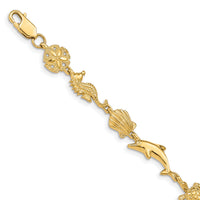 14K Sea Life Bracelet-FB1281-7