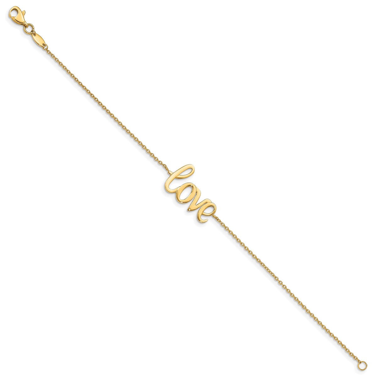 14K Polished LOVE Bracelet-FB1427-7