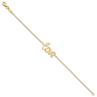 14K Polished LOVE Bracelet-FB1427-7