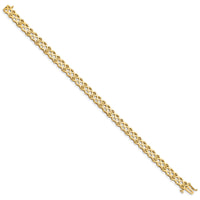 14K Polished Criss Cross Bracelet-FB1516-7.5