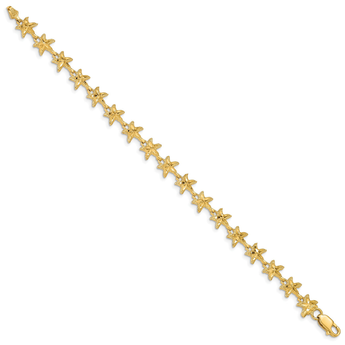 14K Starfish Bracelet-FB1533-7