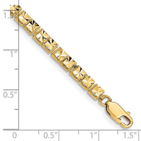 14K Diamond-Cut Bracelet-FB1538-7.25
